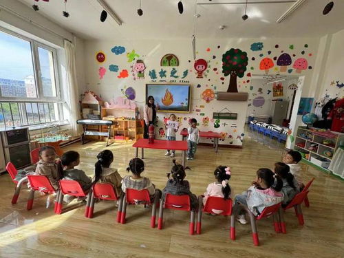 呼中区幼儿园消防演练